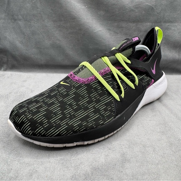Nike Flex Contact 3 Men’s Running Shoes Size 12 Black Volt Glow Lightweight - Picture 5 of 14